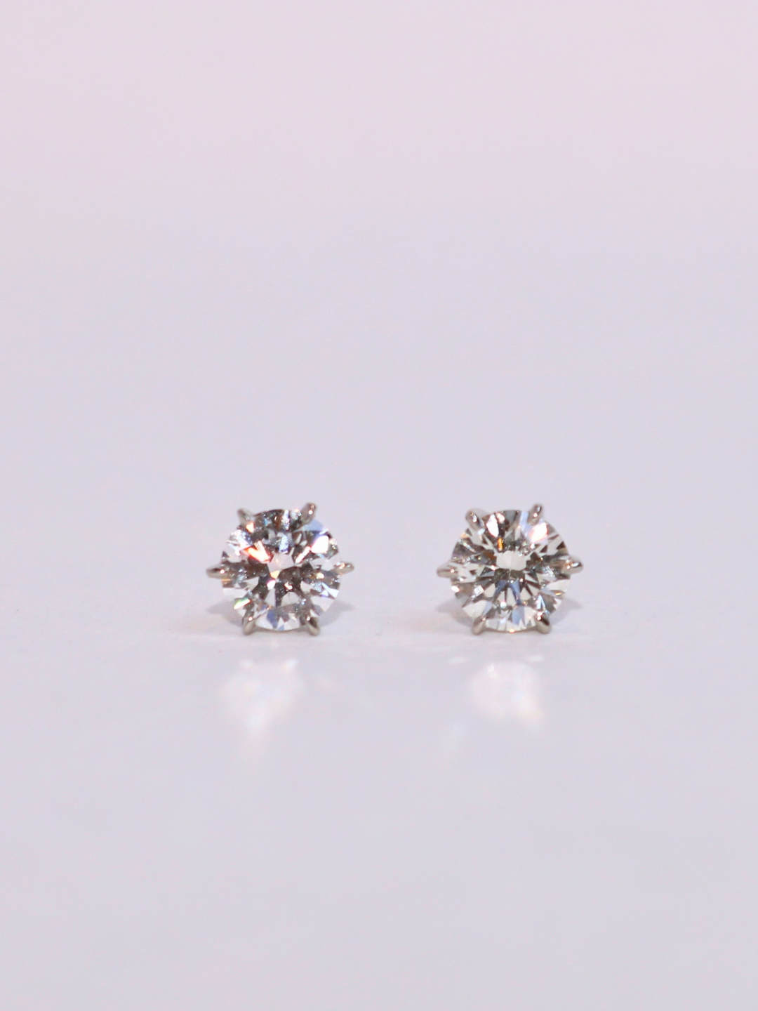 K18/Pt900・プチLGDピアス / 1ペア