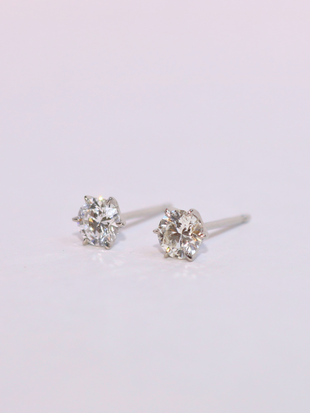 K18/Pt900・プチLGDピアス / 1ペア