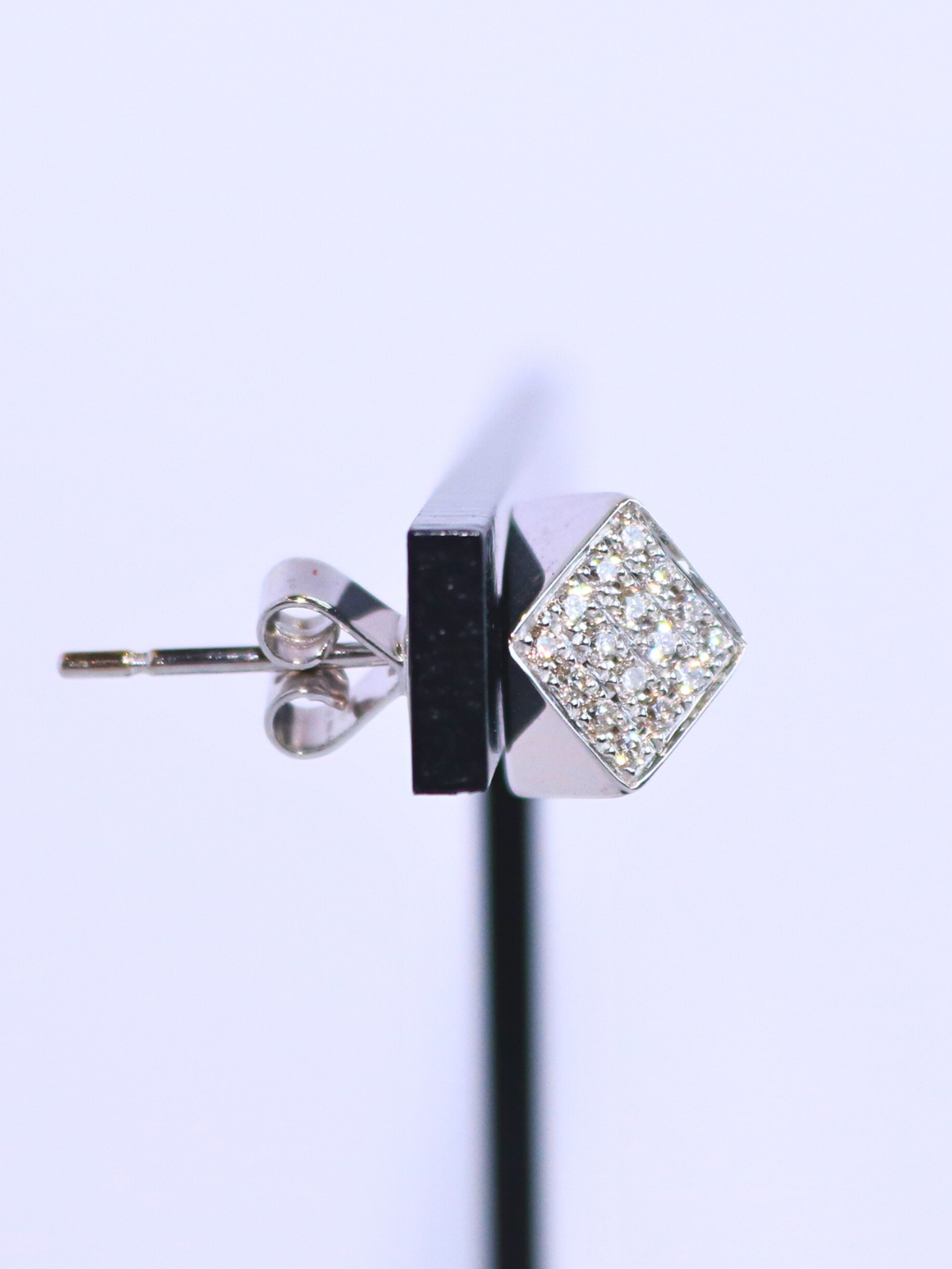K18・ダイヤダイスピアス/片耳
