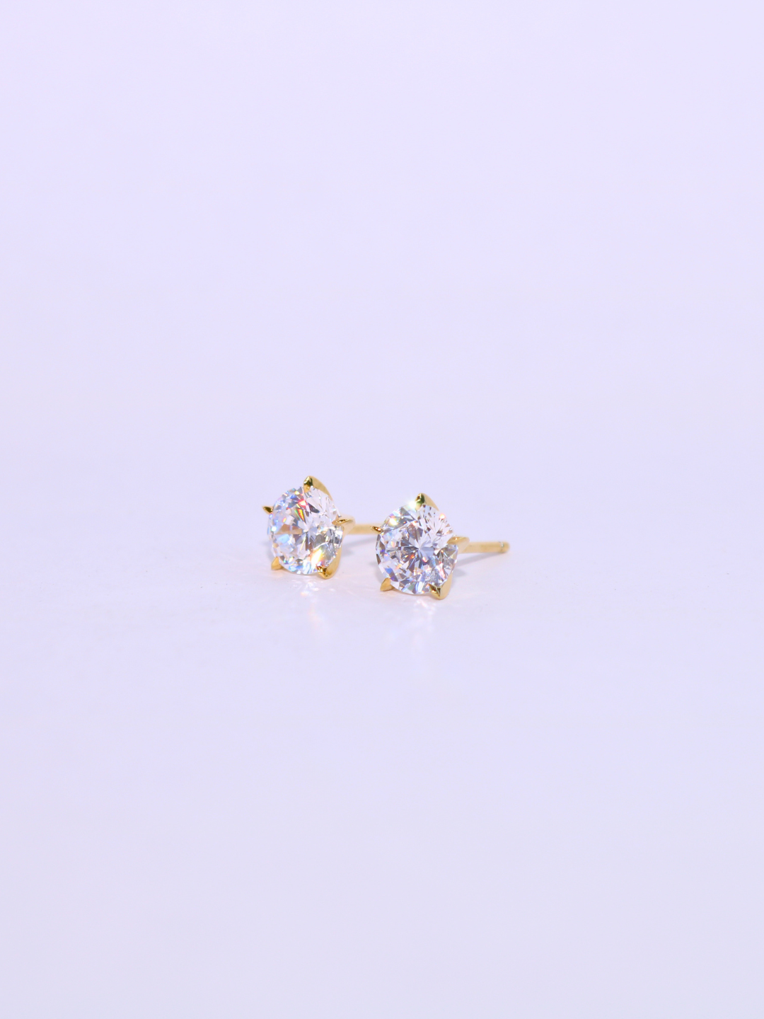 シルバー・スターピアス（両耳セット）