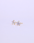 シルバー・スターピアス（両耳セット）