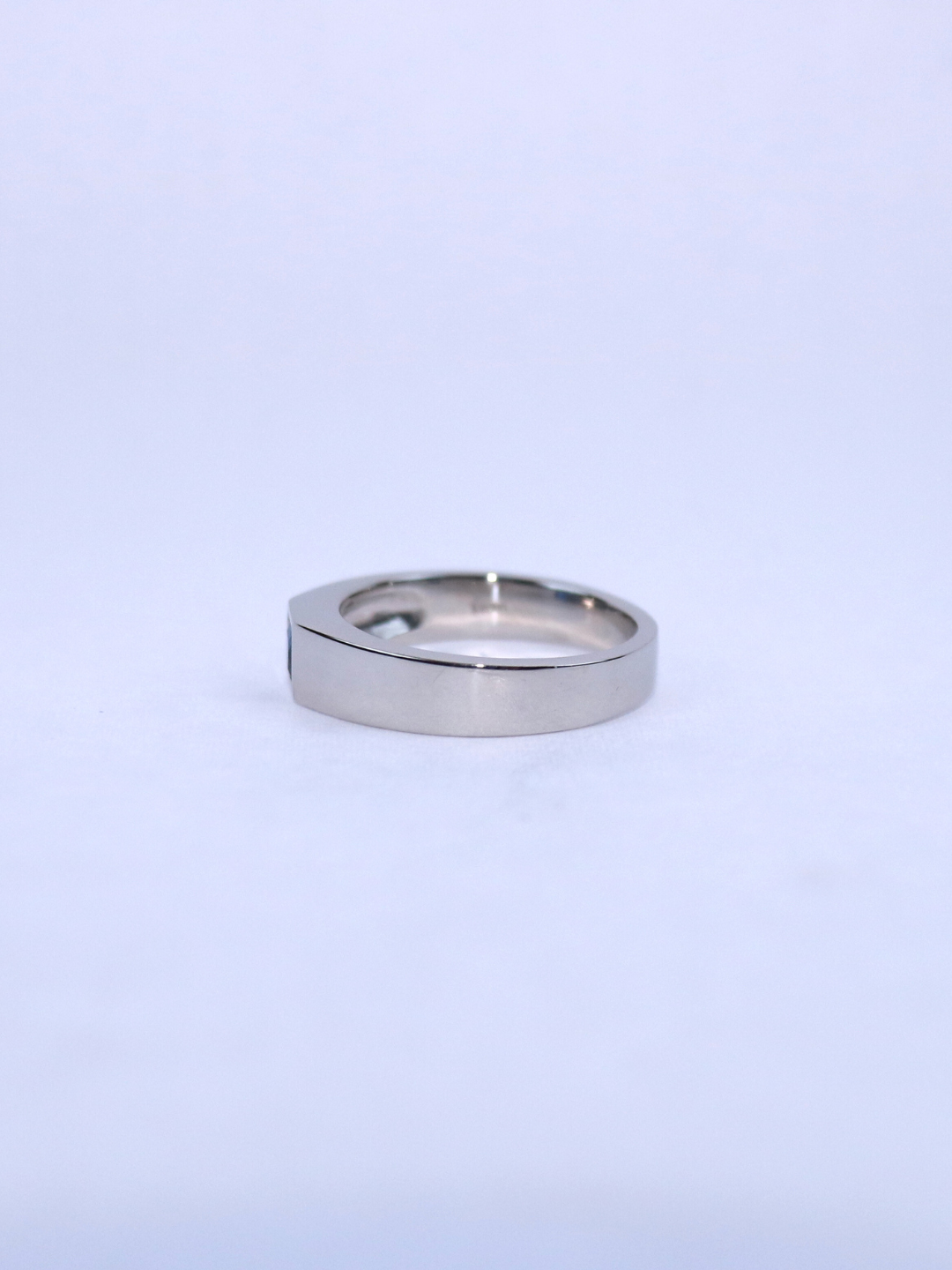 K18・Pt900Infinity Edge Frame/LGDリング/S