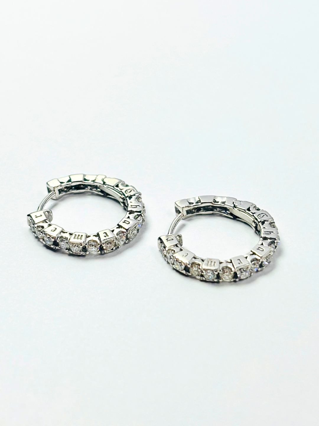 K18・チャーマーフープピアス/片耳