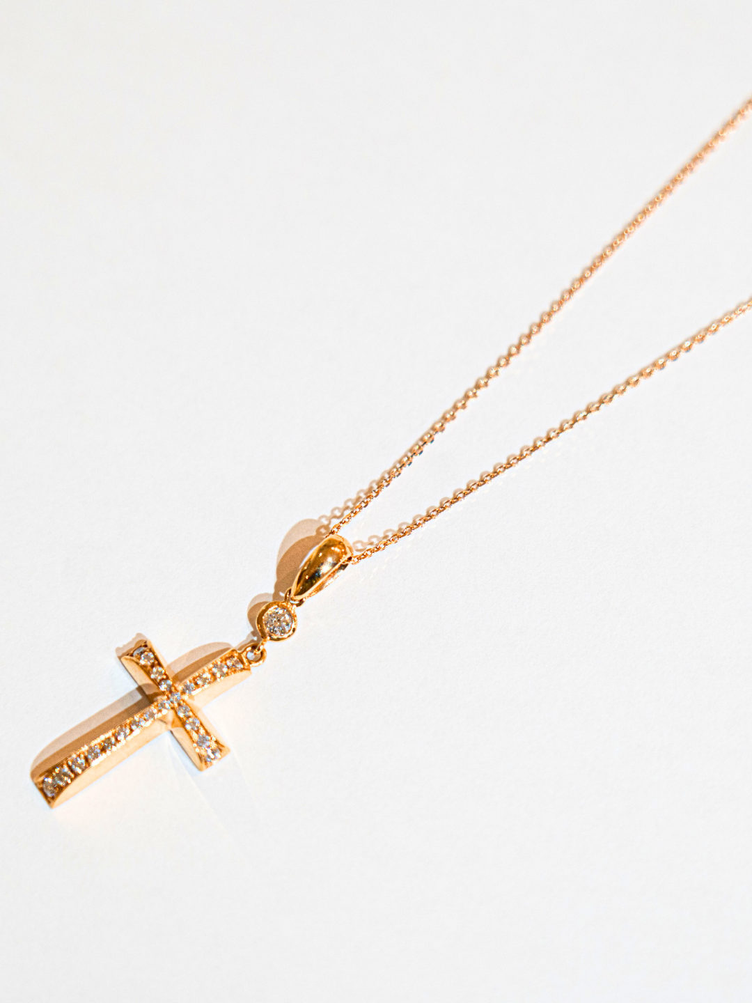 k18 クロストップ ペンダント K18・立体ダイヤクロスペンダントトップ – ex'position