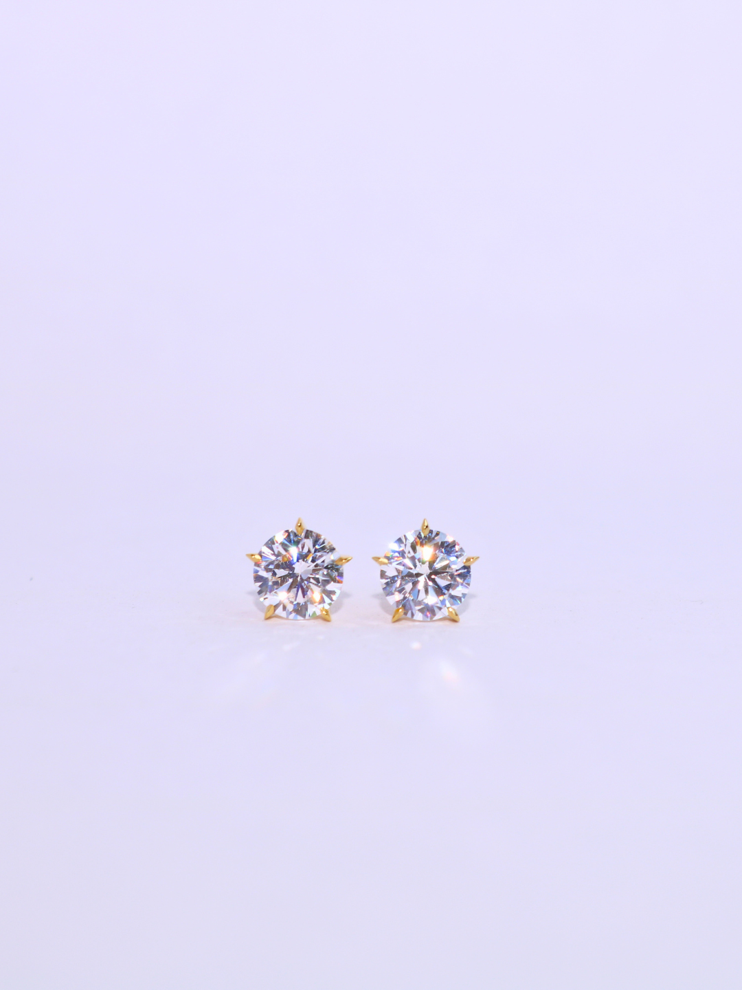 シルバー・スターピアス（両耳セット）