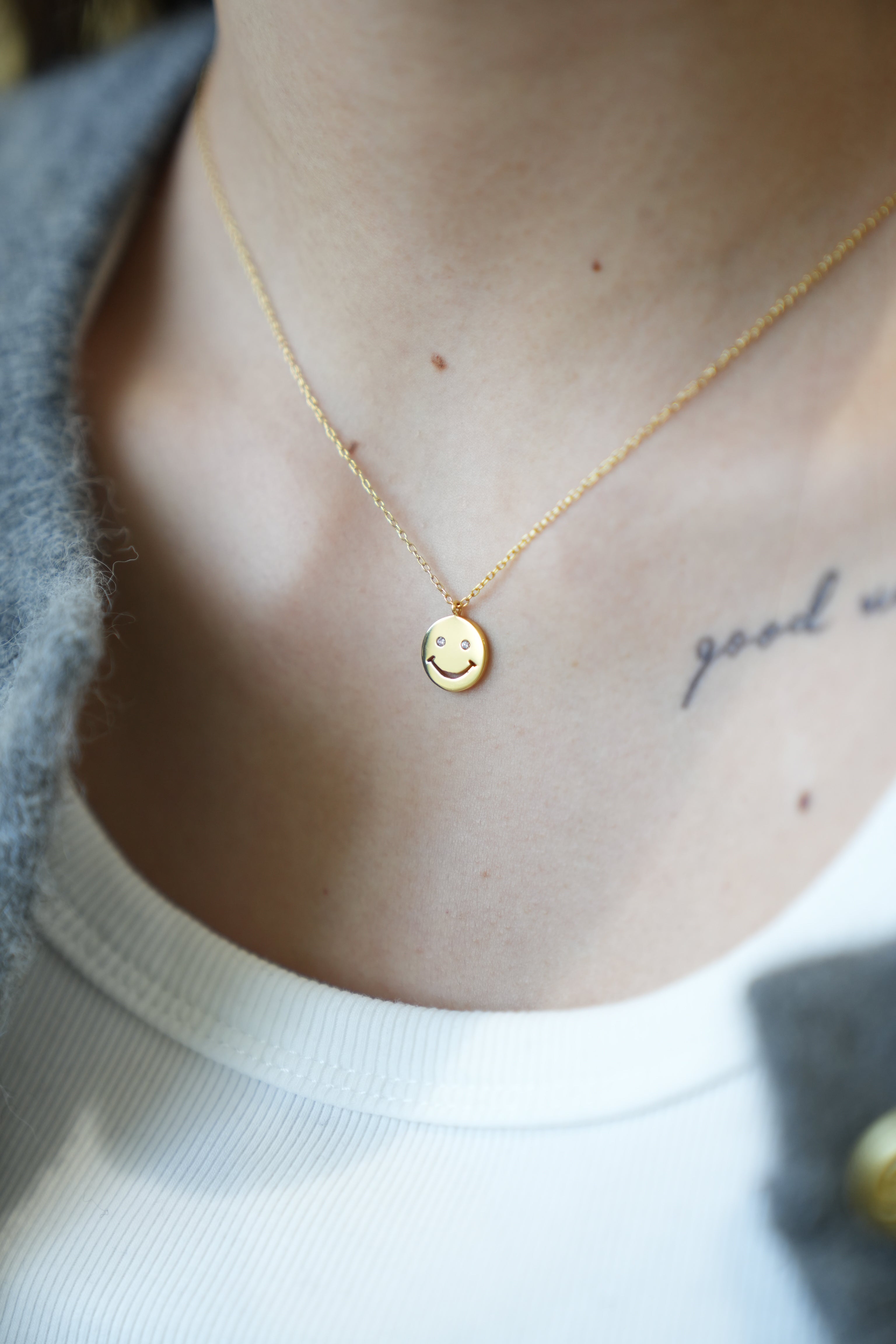 シルバー・LGDスマイルペンダント