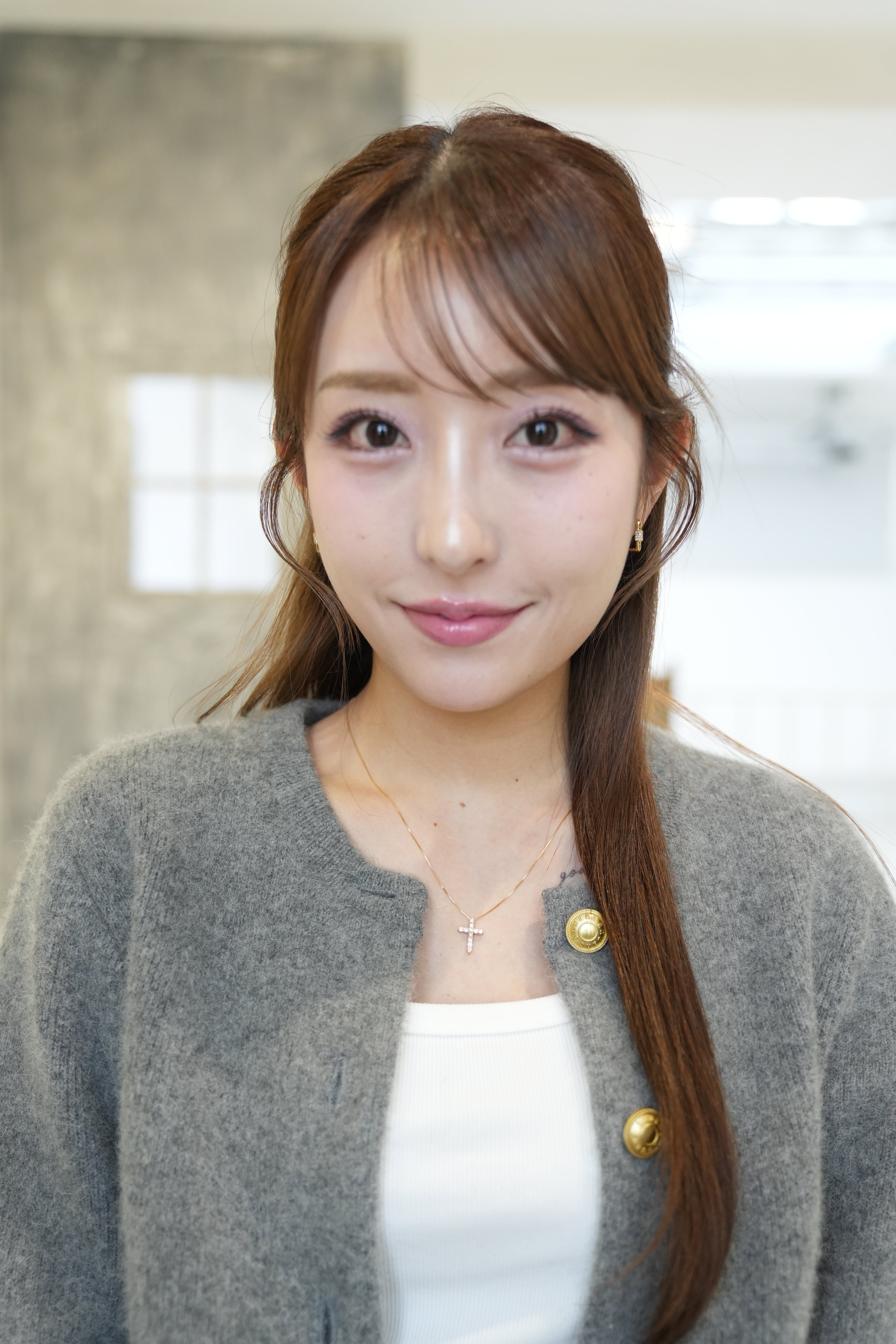 PT・K18ygダイヤクロスペンダント – ex'position