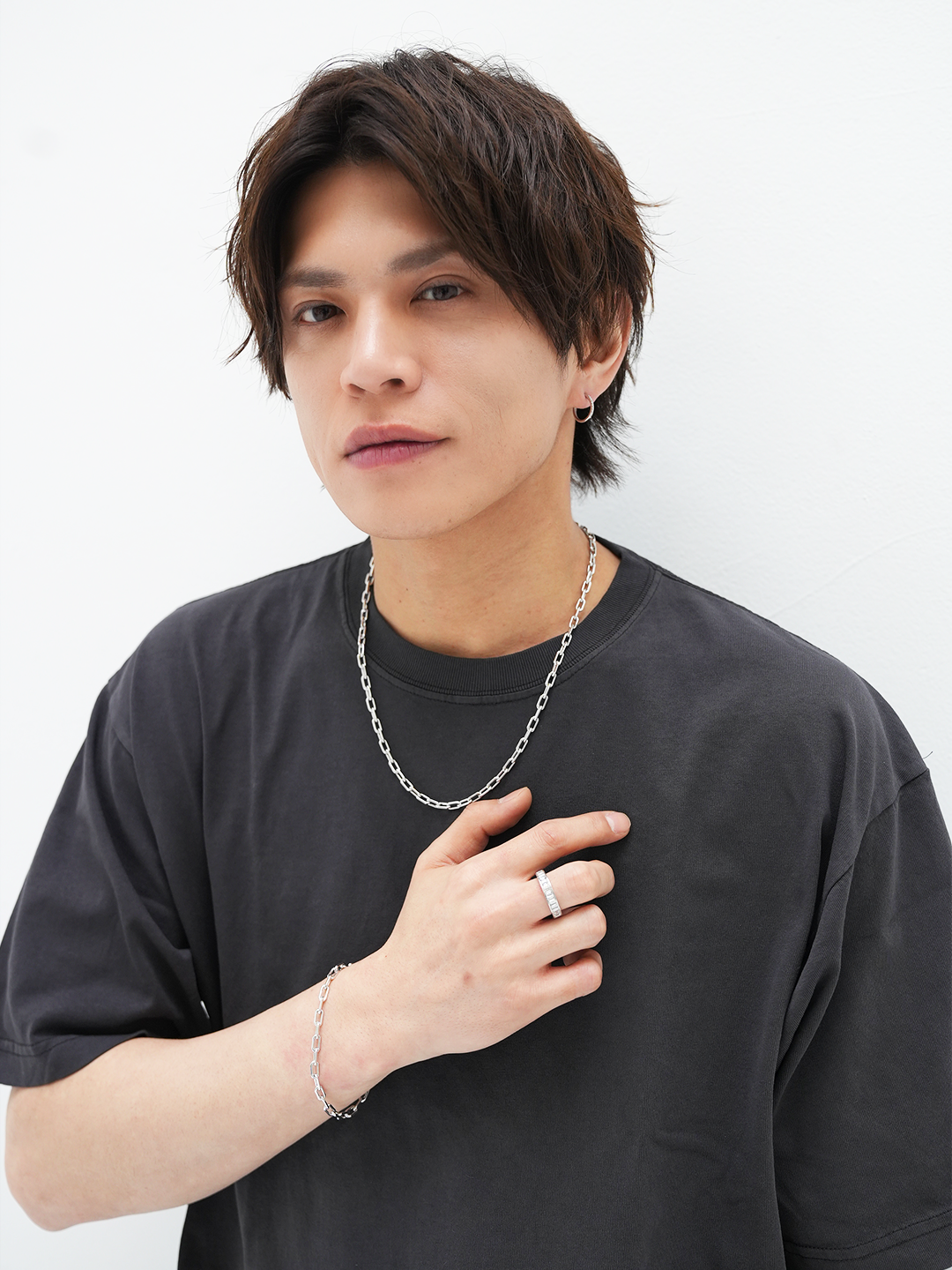 シルバー・ミラーノチェーン