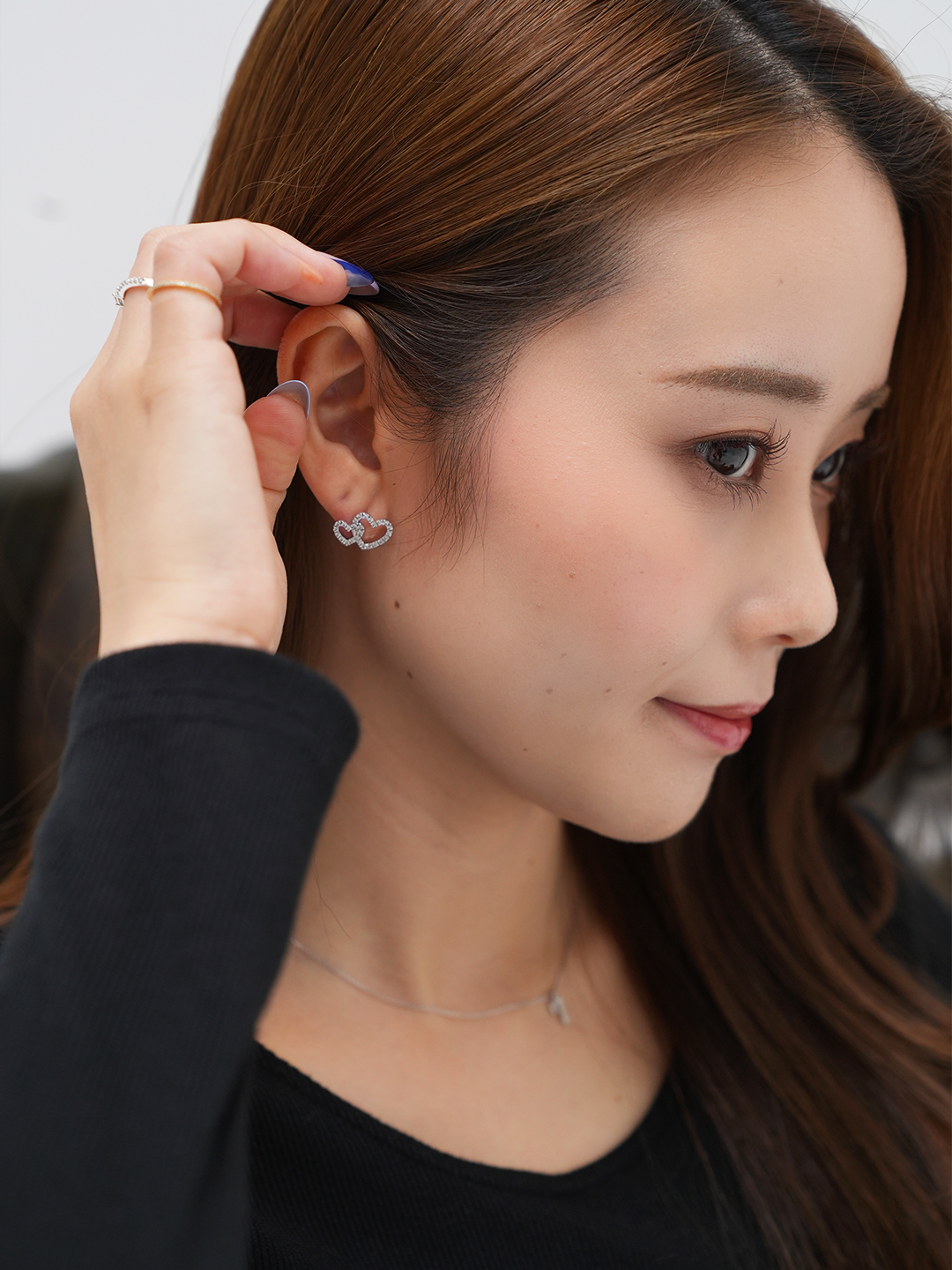 Double Heart Earrings – ex'position Double Heart Earrings – ex'position