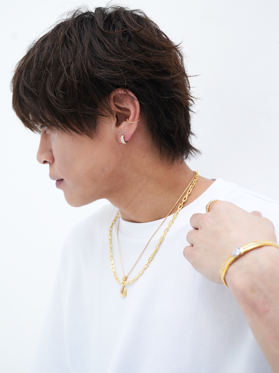 K18・つりばりペンダントトップ