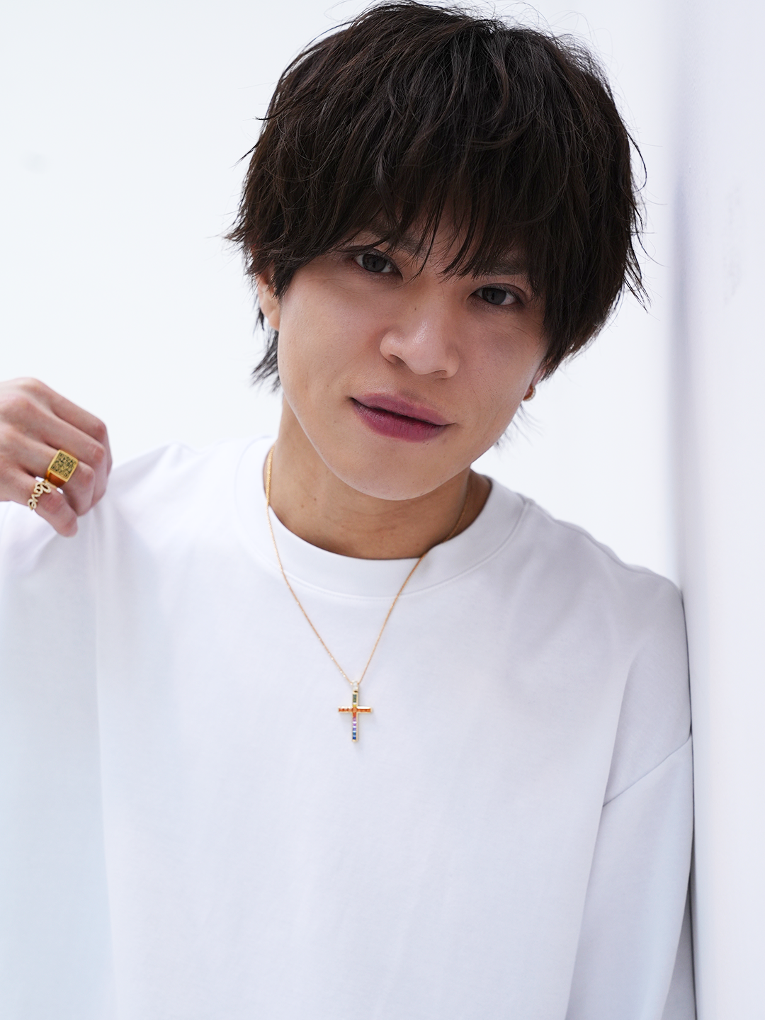 マルチカラーサファイヤクロスペンダント – ex'position マルチカラーサファイヤクロスペンダント – ex'position